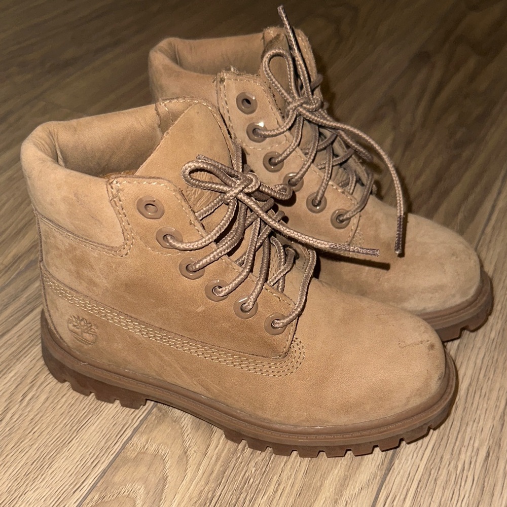 Timberland Kids Brown Lace-Up Boots